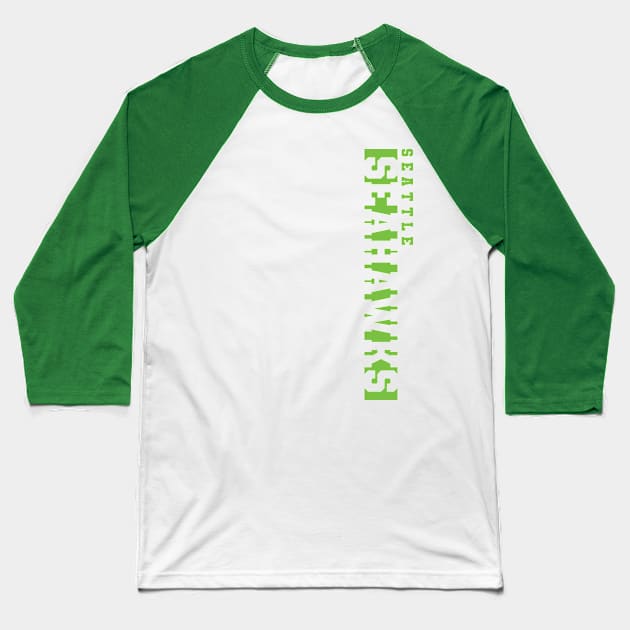 Seahawks! Baseball T-Shirt by Nagorniak